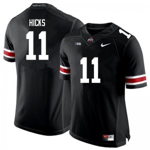 Mens C.J. Hicks Black Ohio State Buckeyes #11 Football 2025-26 Jersey 685357-567