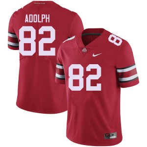 Men's David Adolph Red Ohio State Buckeyes #82 Football Player Jersey 327711-627