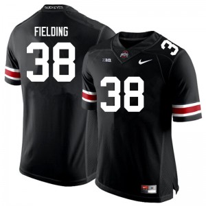 Men's Jayden Fielding Black Ohio State Buckeyes #38 Football 2025-26 Jersey 327344-848
