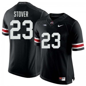 Mens Garrett Stover Black Ohio State Buckeyes #23 Football Official Jersey 574983-979