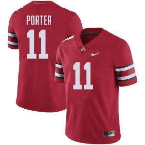 Men's Quincy Porter Red Ohio State Buckeyes #11 Football High School Jersey 553256-319