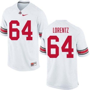 Mens Simon Lorentz White Ohio State Buckeyes #64 Football Official Jersey 946914-290