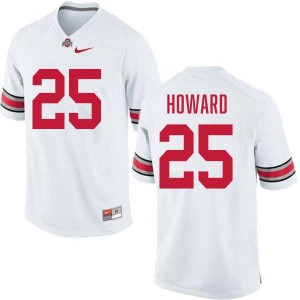 Men Ty Howard White Ohio State Buckeyes #25 Football Limited Jersey 553173-912