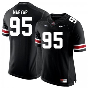 Men Casey Magyar Black Ohio State Buckeyes #95 Football Game Jersey 835531-104