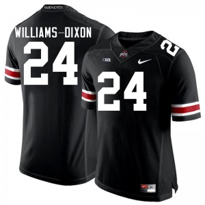 Mens Sam Williams-Dixon Black Ohio State Buckeyes #24 Football 2025-26 Jersey 326957-648