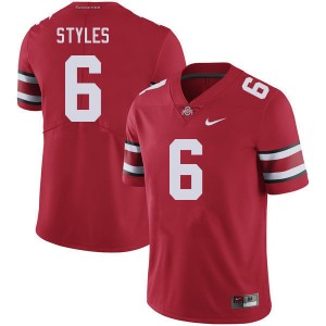 Men's Sonny Styles Red Ohio State Buckeyes #6 Football Player Jersey 507288-356