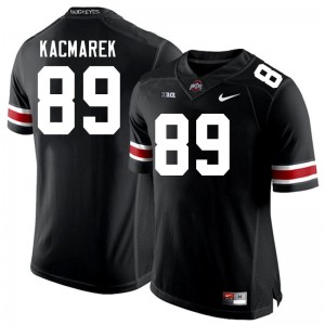 Mens Will Kacmarek Black Ohio State Buckeyes #89 Football Official Jersey 844551-306