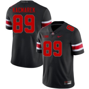 Men's Will Kacmarek Blackout Ohio State Buckeyes #89 Football High School Jersey 937420-824
