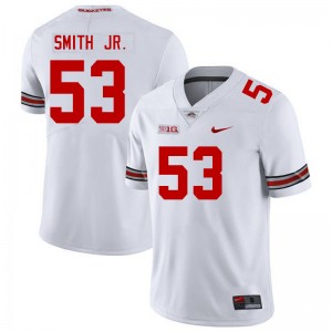 Men's Will Smith Jr. White Ohio State Buckeyes #53 Football 2025 Jersey 206181-264