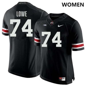Women Carter Lowe Black Ohio State Buckeyes #74 Football High School Jersey 126050-449