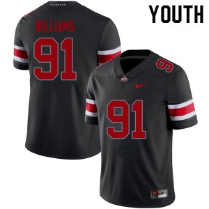 Youth Tyleik Williams Blackout Ohio State Buckeyes #91 Football 2025-26 Jersey 479278-402