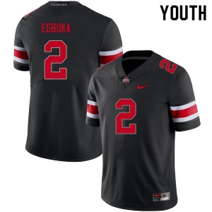 Youth Emeka Egbuka Blackout Ohio State Buckeyes #2 Football 2025-26 Jersey 938494-147
