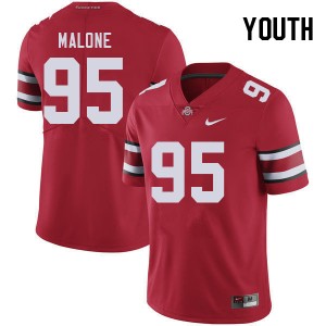 Youth Tywone Malone Red Ohio State Buckeyes #95 Football University Jersey 802207-496