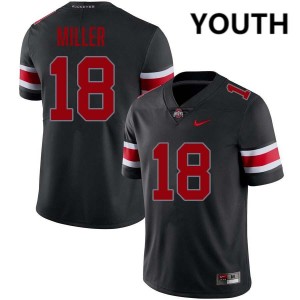 Youth Bodpegn Miller Blackout Ohio State Buckeyes #18 Football 2025-26 Jersey 901755-147