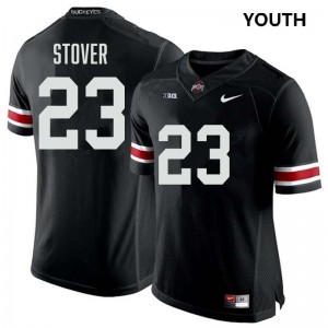 Youth Garrett Stover Black Ohio State Buckeyes #23 Football Alumni Jersey 129721-545