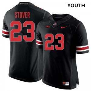 Youth Garrett Stover Blackout Ohio State Buckeyes #23 Football High School Jersey 407964-176