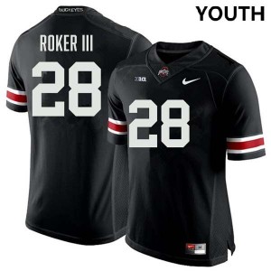 Youth Leroy Roker III Black Ohio State Buckeyes #28 Football 2025-26 Jersey 334866-839