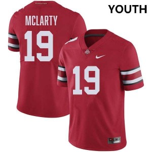 Youth Nick McLarty Red Ohio State Buckeyes #19 Football Replica Jersey 207892-430