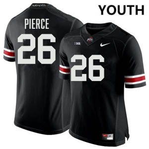 Youth Payton Pierce Black Ohio State Buckeyes #26 Football 2025-26 Jersey 158266-841