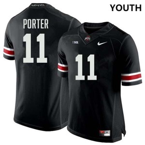 Youth Quincy Porter Black Ohio State Buckeyes #11 Football Limited Jersey 867728-631