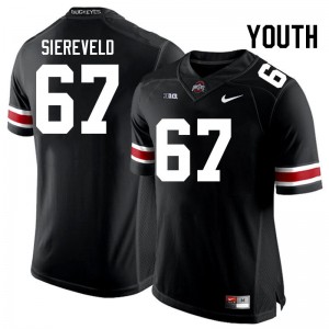 Youth Austin Siereveld Black Ohio State Buckeyes #67 Football 2025-26 Jersey 998165-917