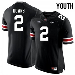 Youth Caleb Downs Black Ohio State Buckeyes #2 Football Limited Jersey 607453-613