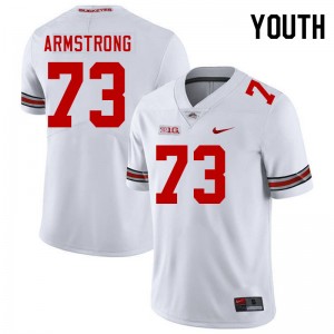 Youth Devontae Armstrong White Ohio State Buckeyes #73 Football University Jersey 534786-620