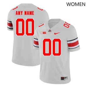 Womens Custom Gary Ohio State Buckeyes #00 Football Embroidery Jersey 170730-554